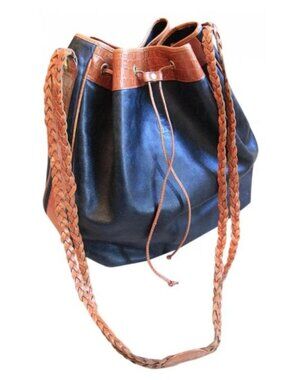 Fendi large Leather and Crocodile handbag